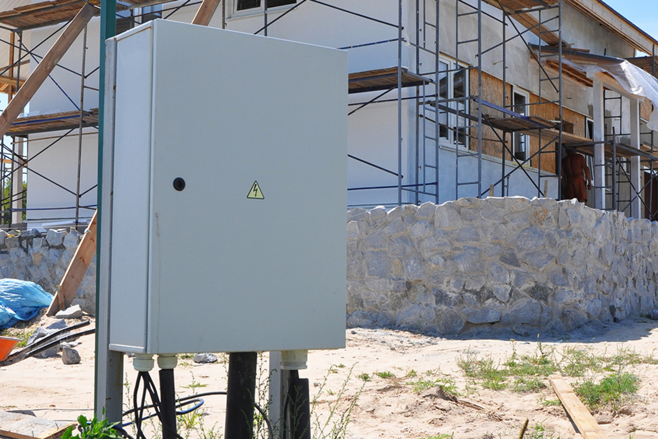 Baustrom bei Steffen Hoffmann Elektrotechnik in Waldtann
