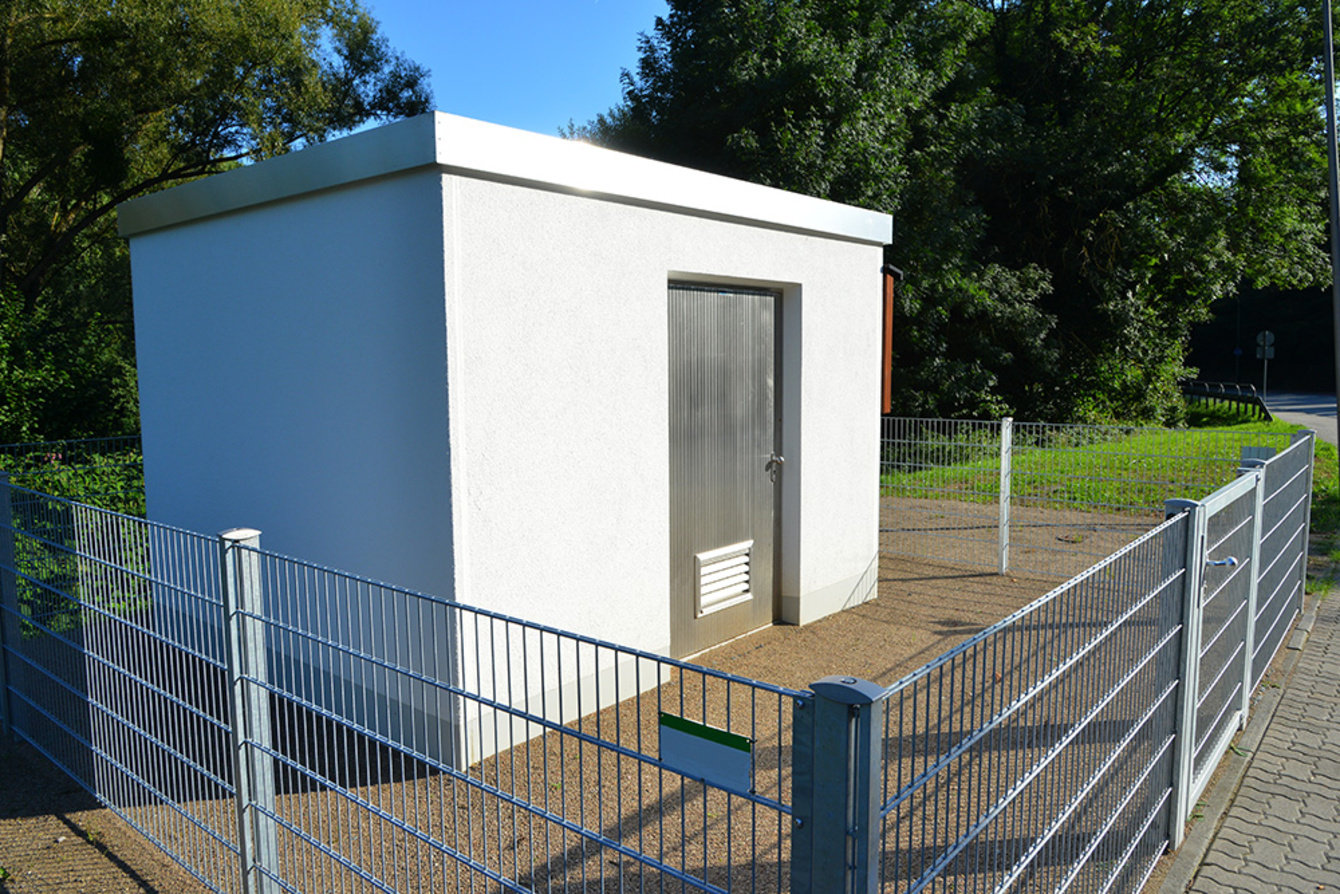 Trafo­stationen bei Steffen Hoffmann Elektrotechnik in Waldtann